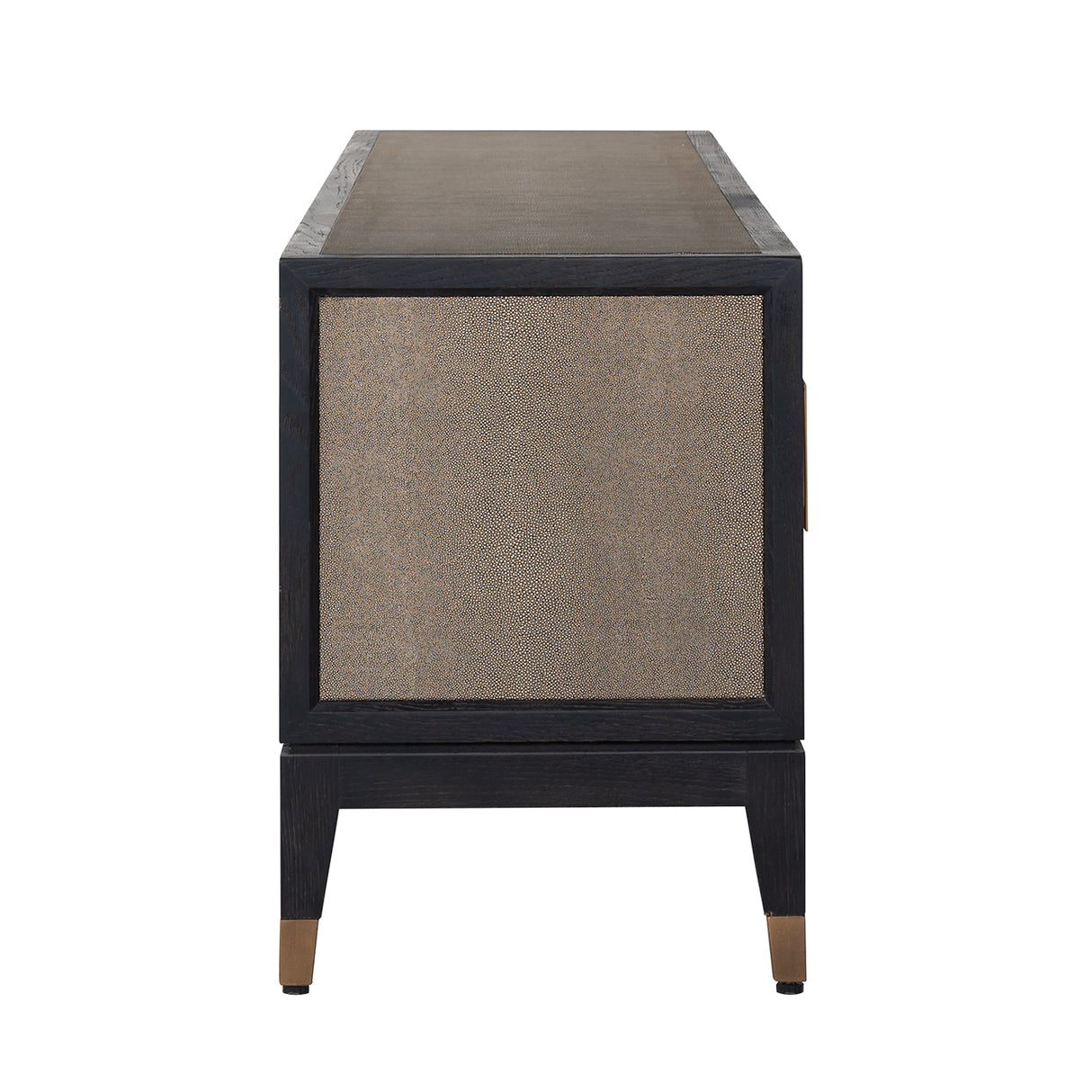 TV Kommode Bloomville 4-Türen (Gold) - ZEN ZONE Furniture