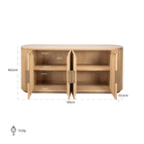 Dressoir  Belfort 4-türig (Natural oak) - ZEN ZONE