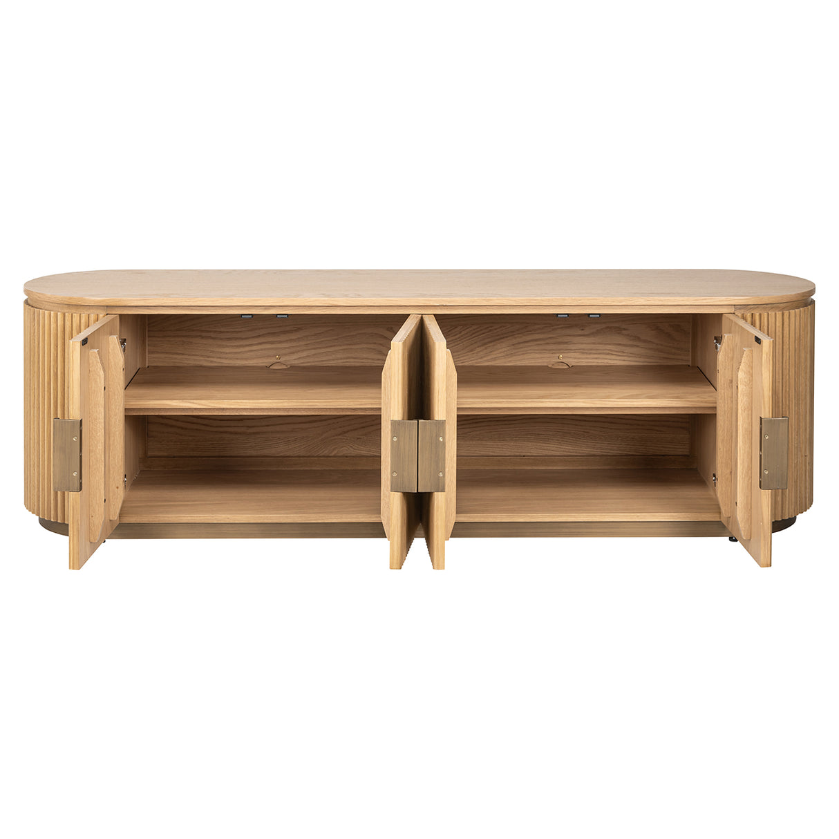 TV-Möbel Belfort 4-türig (Natural oak) - ZEN ZONE Furniture