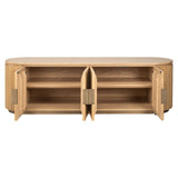 TV-Möbel Belfort 4-türig (Natural oak) - ZEN ZONE Furniture