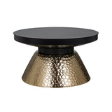 Couchtisch Freddie (Black/gold) - ZEN ZONE