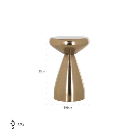 Beistelltisch Arlo (Gold) - ZEN ZONE