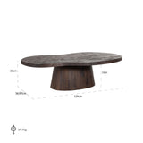 Couchtisch Odile (Dark brown) - ZEN ZONE