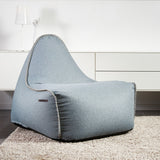 Medley Lounge Chair Dusty Blue + Pouf - ZEN ZONE