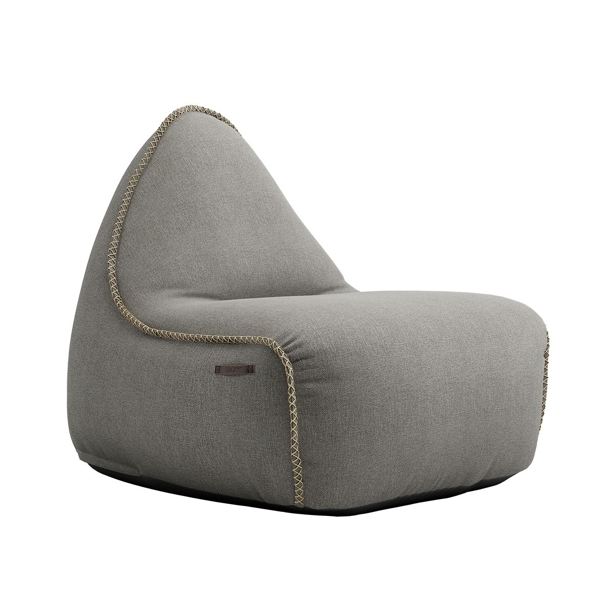 Medley Lounge Chair Grey + Pouf - ZEN ZONE