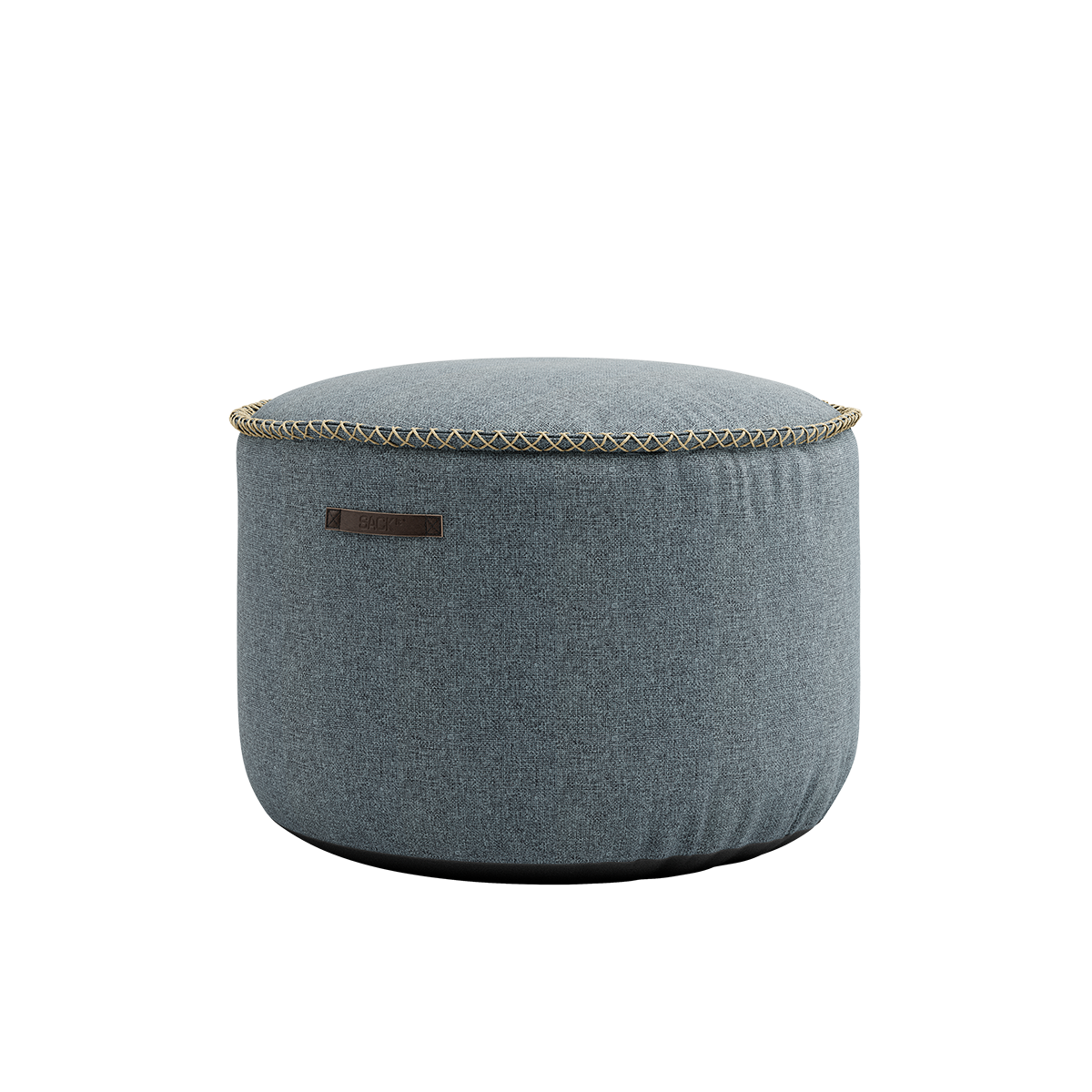 Medley Lounge Chair Dusty Blue + Pouf - ZEN ZONE