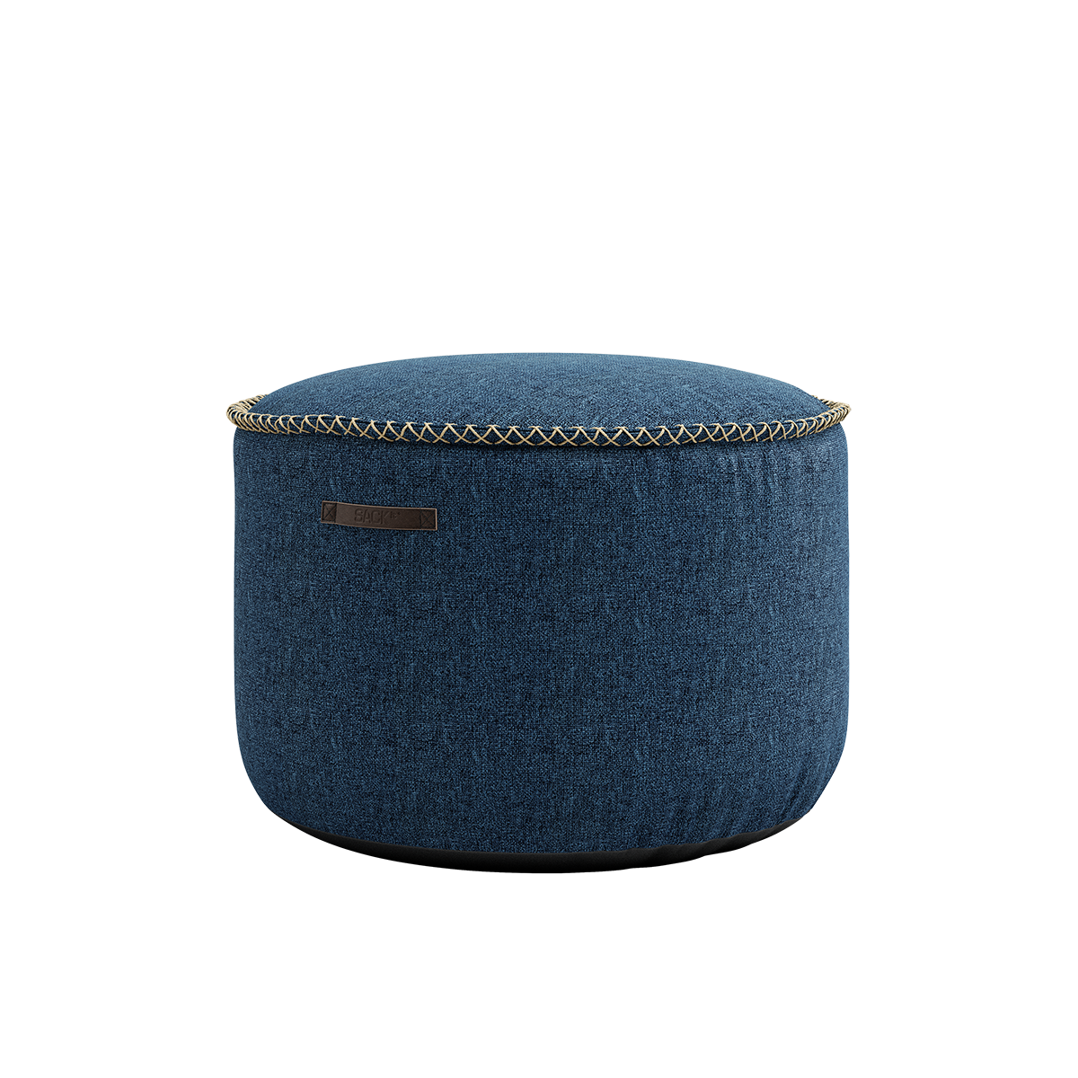 Medley Lounge Chair Denim + Pouf - ZEN ZONE