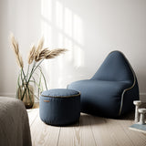 Cura Lounge Chair Dark Blue - ZEN ZONE