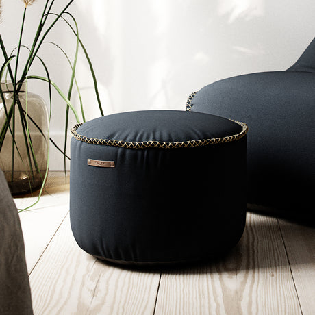 Cura Pouf Black - ZEN ZONE