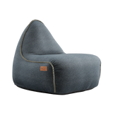 Canvas Lounge Chair Petrol + Pouf - ZEN ZONE