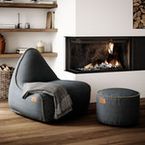 Canvas Lounge Chair Petrol - ZEN ZONE