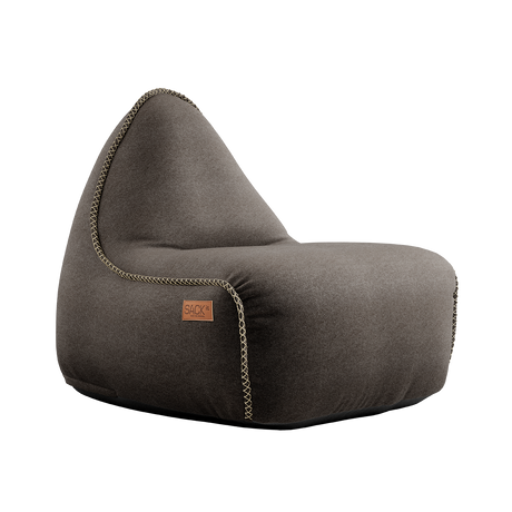 Canvas Lounge Chair Brown - ZEN ZONE