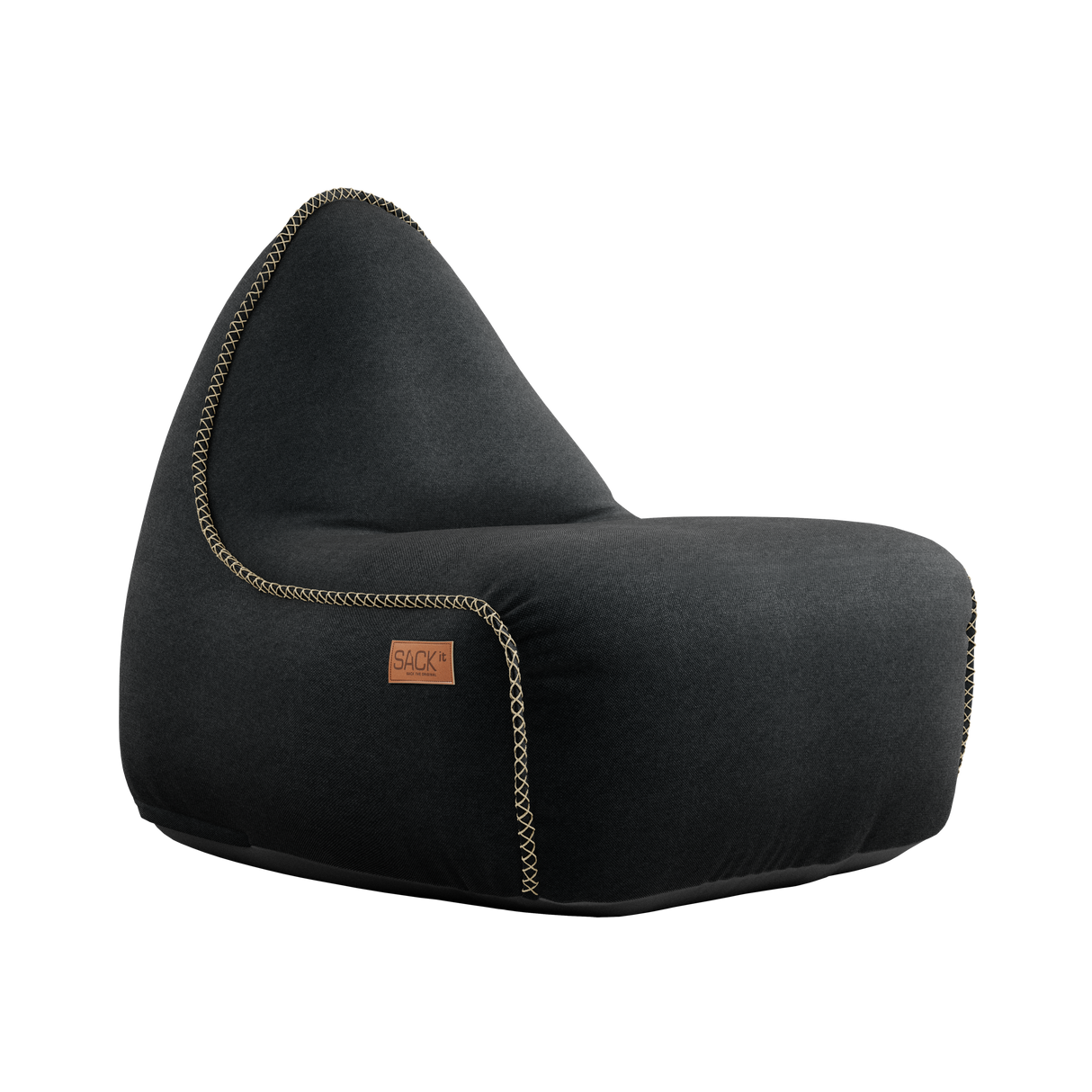 Canvas Lounge Chair Black - ZEN ZONE