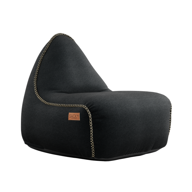 Canvas Lounge Chair Black - ZEN ZONE