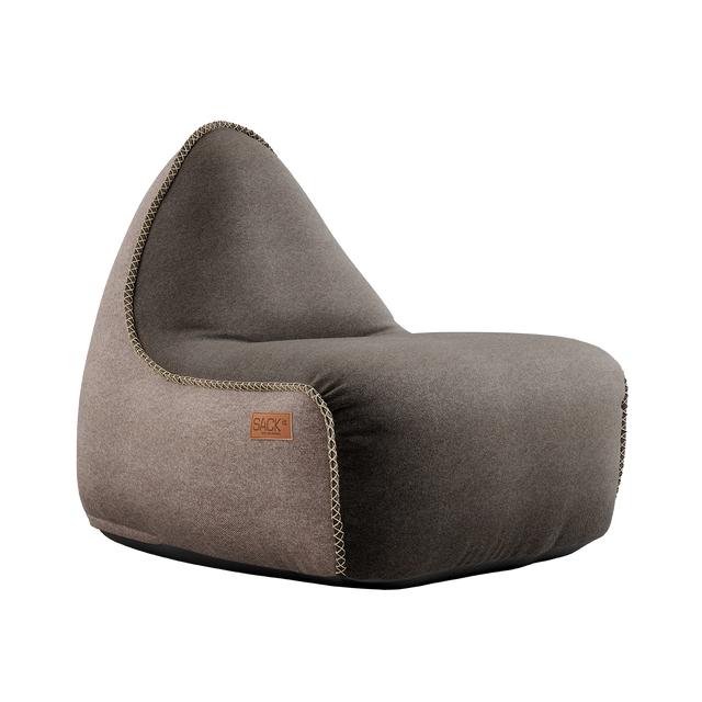 Canvas Lounge Chair combi brown/sand - ZEN ZONE