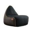 Canvas Lounge Chair combi black/brown - ZEN ZONE