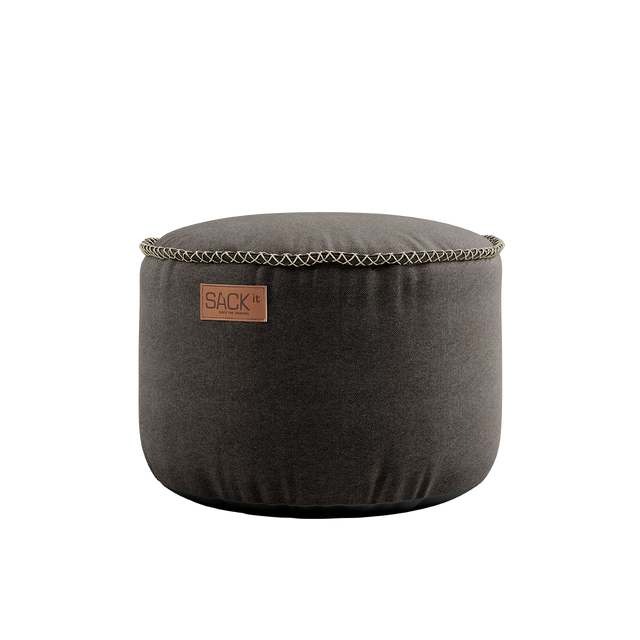 Canvas Pouf Brown - ZEN ZONE