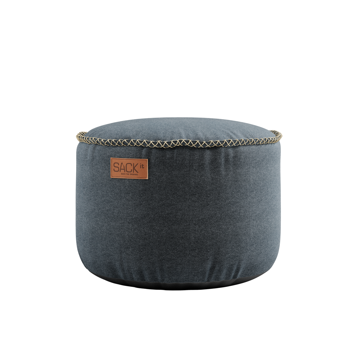 Canvas Pouf Petrol - ZEN ZONE