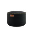 Canvas Pouf Black - ZEN ZONE