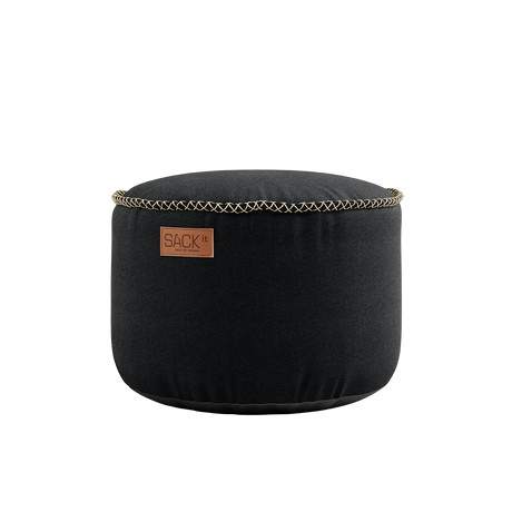 Canvas Pouf Black - ZEN ZONE