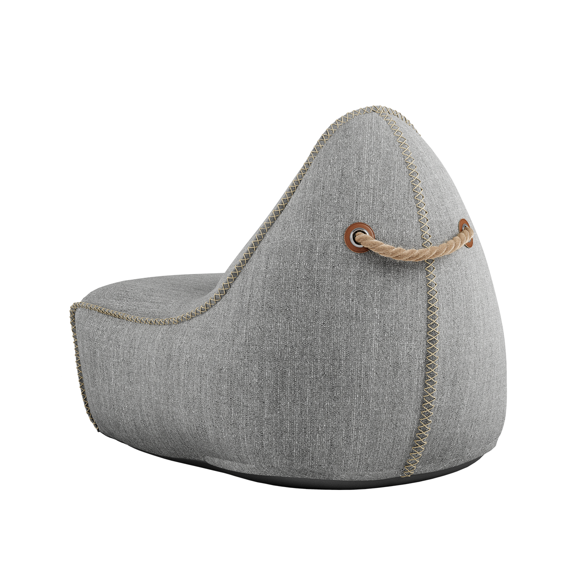 Cobana Lounge Chair Light Grey - ZEN ZONE