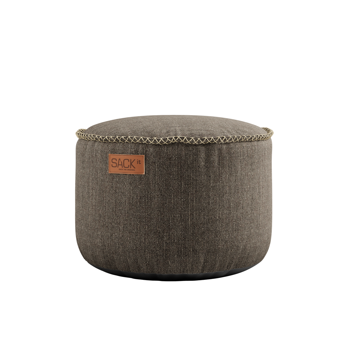 Cobana Lounge Chair Brown + Pouf - ZEN ZONE