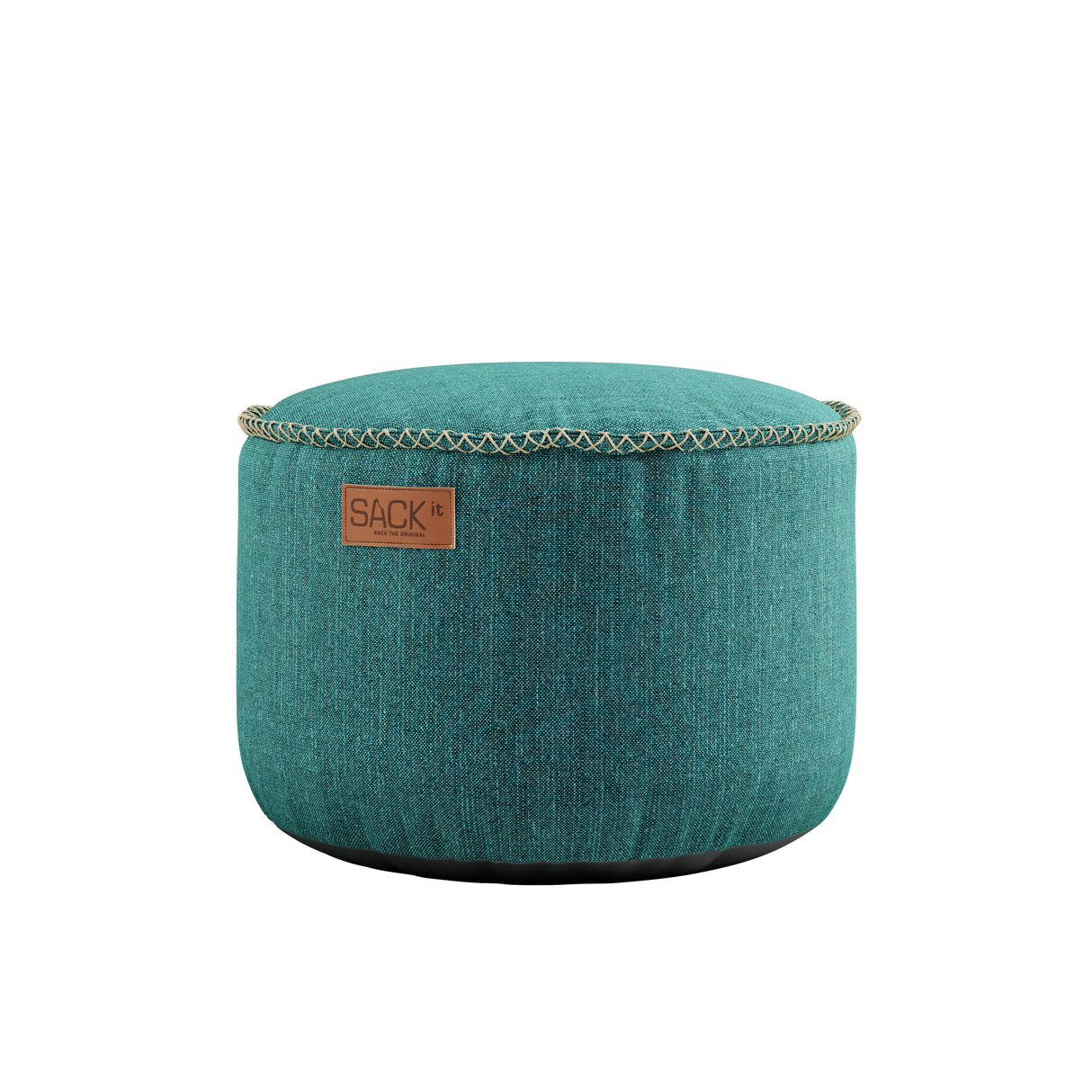 Cobana Lounge Chair Petrol melange + Pouf - ZEN ZONE