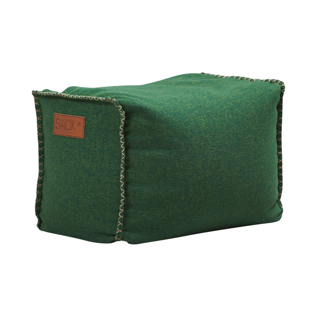 Cobana Square Pouf Green - ZEN ZONE