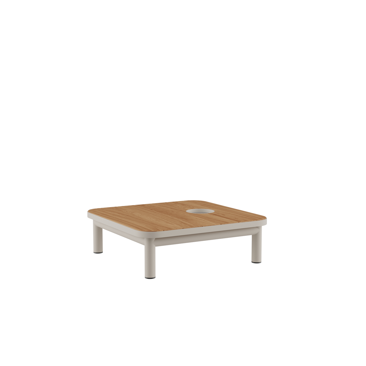 Kirra Table w/Accessory Fit Taupe - ZEN ZONE