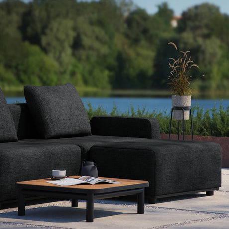 Cobana Lounge Sofa - Corner Black - ZEN ZONE