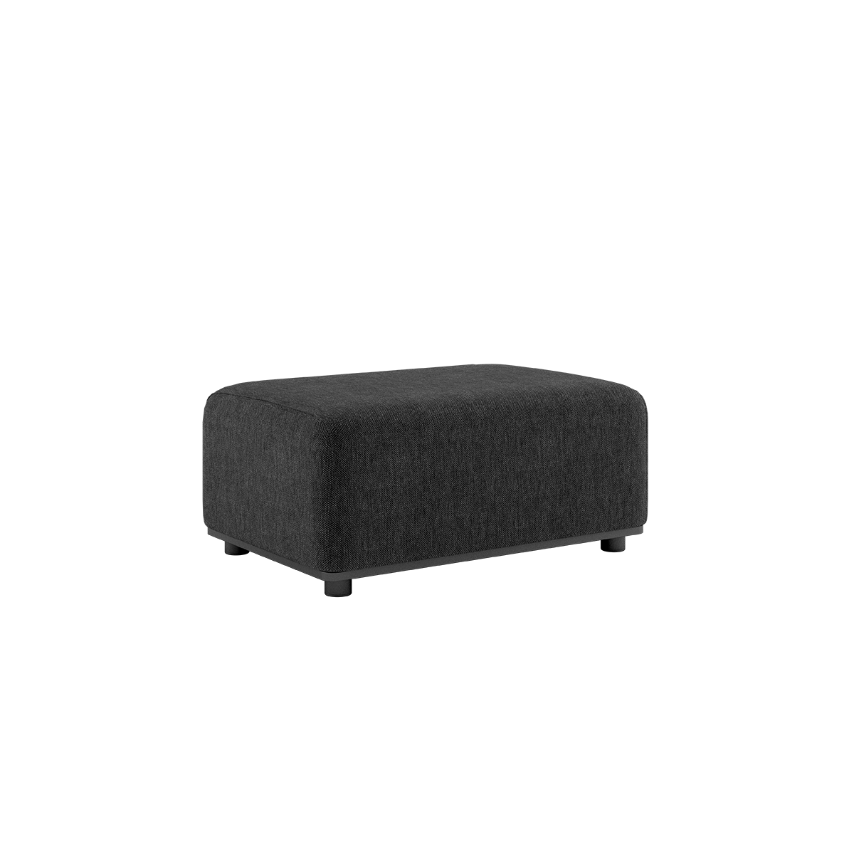 Cobana Lounge Sofa - Pouf Black - ZEN ZONE