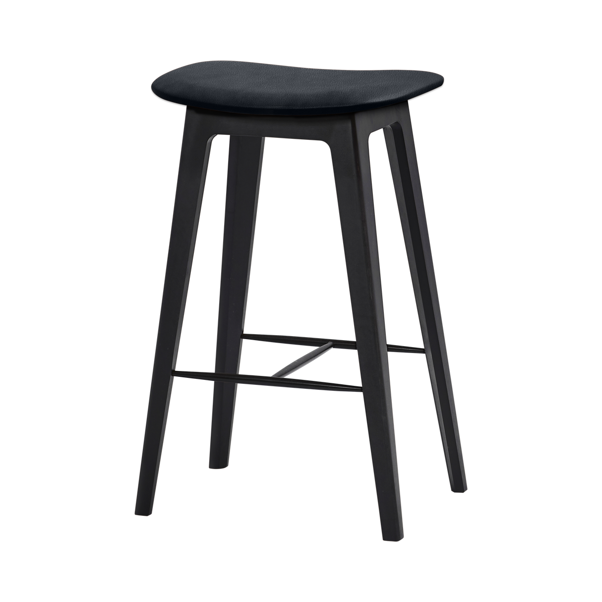 Nordic Bar chair beech n/s high - Terra Black - ZEN ZONE