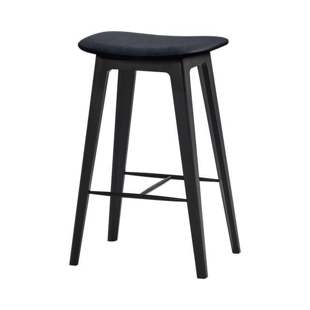 Nordic Bar chair beech n/s high - Terra Black - ZEN ZONE