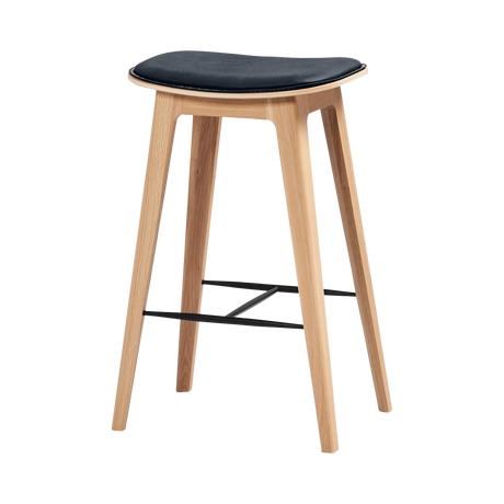 Nordic Bar chair Oak w/s high - Luna Carbon - ZEN ZONE