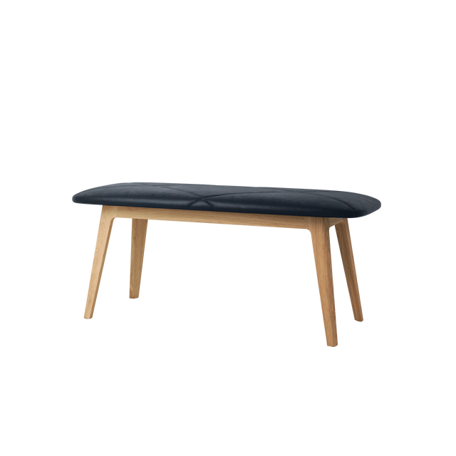 Nordic Bench Oak - Terra Black - ZEN ZONE