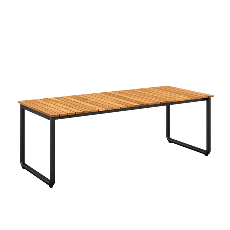 Patio Dining Table 214 x 90 - Teak - ZEN ZONE