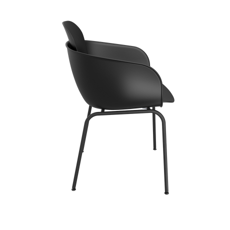 Patio Chair no. One S2 Black - ZEN ZONE