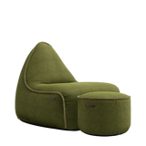 Medley Lounge Chair Moss + Pouf - ZEN ZONE