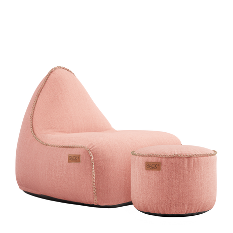 Cobana Lounge Chair Rose + Pouf - ZEN ZONE