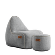 Cobana Lounge Chair jr. Sand Melange + Pouf - ZEN ZONE