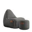 Cobana Lounge Chair jr. Grey + Pouf - ZEN ZONE