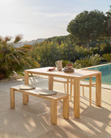 Victoire Outdoortisch aus massivem Teakholz 240 x 110 cm - ZEN ZONE Furniture