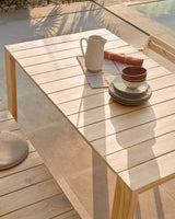 Victoire Outdoortisch aus massivem Teakholz 200 x 100 cm - ZEN ZONE Furniture