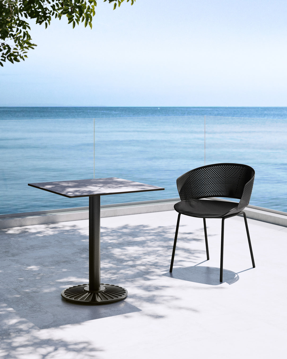 Yeray Stuhl 100% outdoor schwarz - ZEN ZONE Furniture