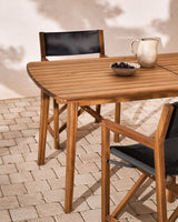 Thianna Outdoorausziehtisch aus massivem Akazienholz 180 (240) x 90 cm FSC 100% - ZEN ZONE Furniture