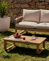 Sacaleta Couchtisch 100% outdoor massives Eukalyptusholz 100x60 cm FSC 100% - ZEN ZONE Furniture