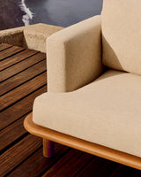 Turqueta 3-Sitzer-Sofa aus massivem Teakholz FSC 100% 230 cm - ZEN ZONE Furniture