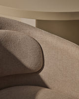 Stuhl Minda beige mit Stahlbeinen in Beige FSC Mix Credit - ZEN ZONE Furniture