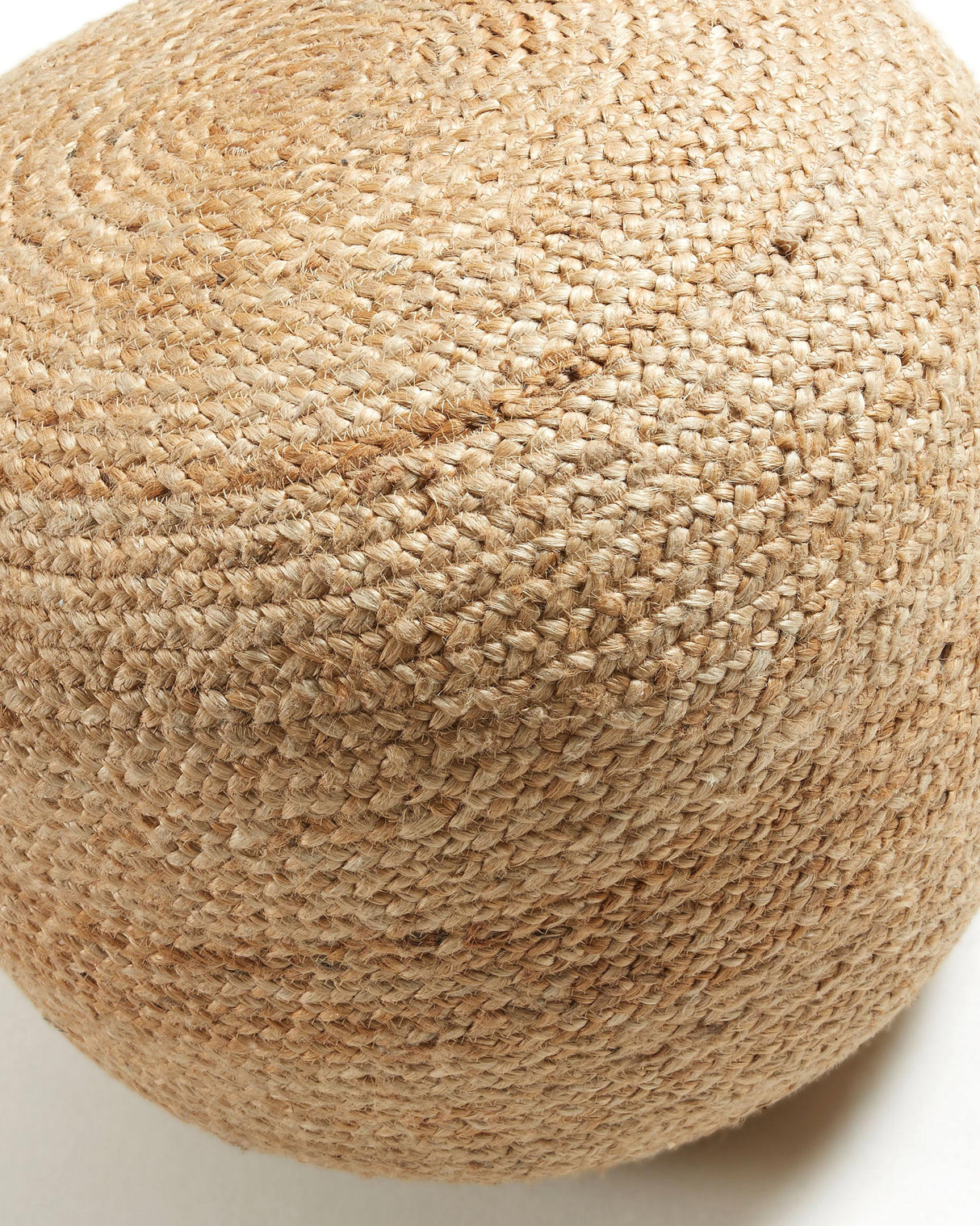 Doc Pouf Ø 50 cm, rund, naturbelassen - ZEN ZONE Furniture