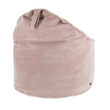 Wilma Pouf breiter Cord rosa Ø 80 cm - ZEN ZONE Furniture